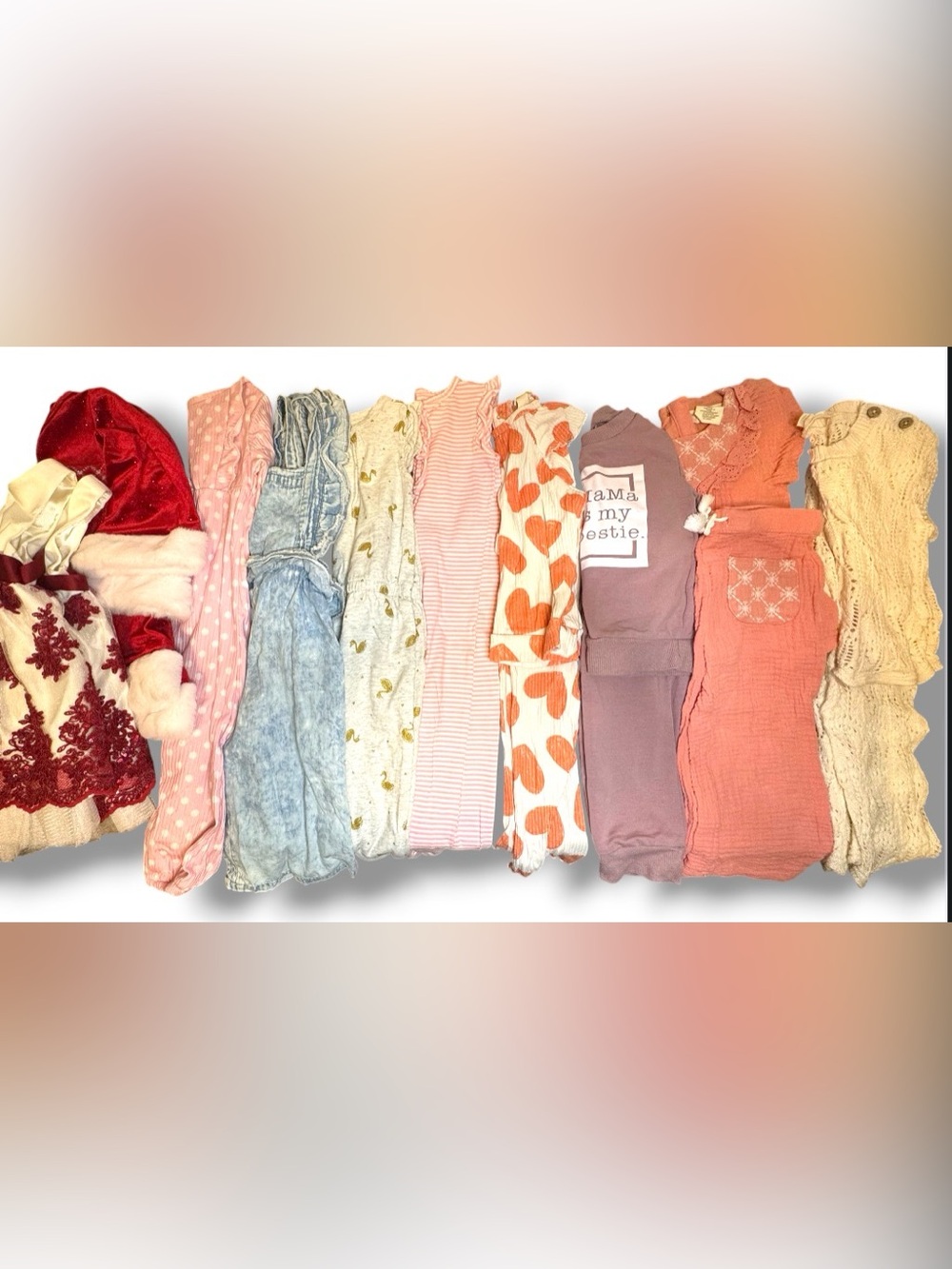 18M Mixed KidsApparel/Assorted Brands /Colors- Pink, Purple, Red, Cream, Blue